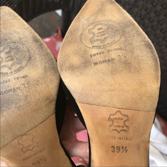 Manolo Blahnik Suede Lace Up Heels 39.5 - Picture 12 of 12